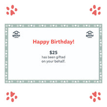 Load image into Gallery viewer, Birthday Gift Donation Card
